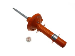 Volkswagen New Beetle Shock Absorber - Front - KONI - STR.T 8750 Series, non-adjustable, low pressure gas - Orange - `98-`11
